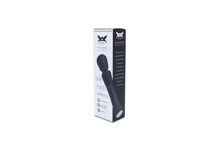 Pixey Female Sex Toys | Pixey - Aqua Mini Wand Vibrator - Zwart