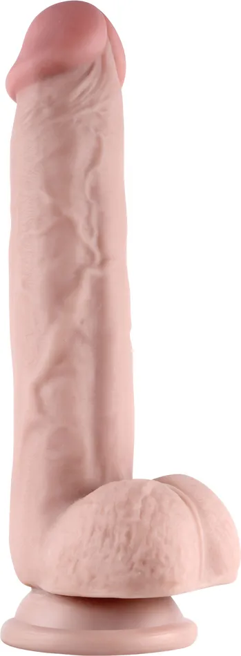 Dildos Get Lucky 9 Inch Real Skin Dildo Voodoo Toys