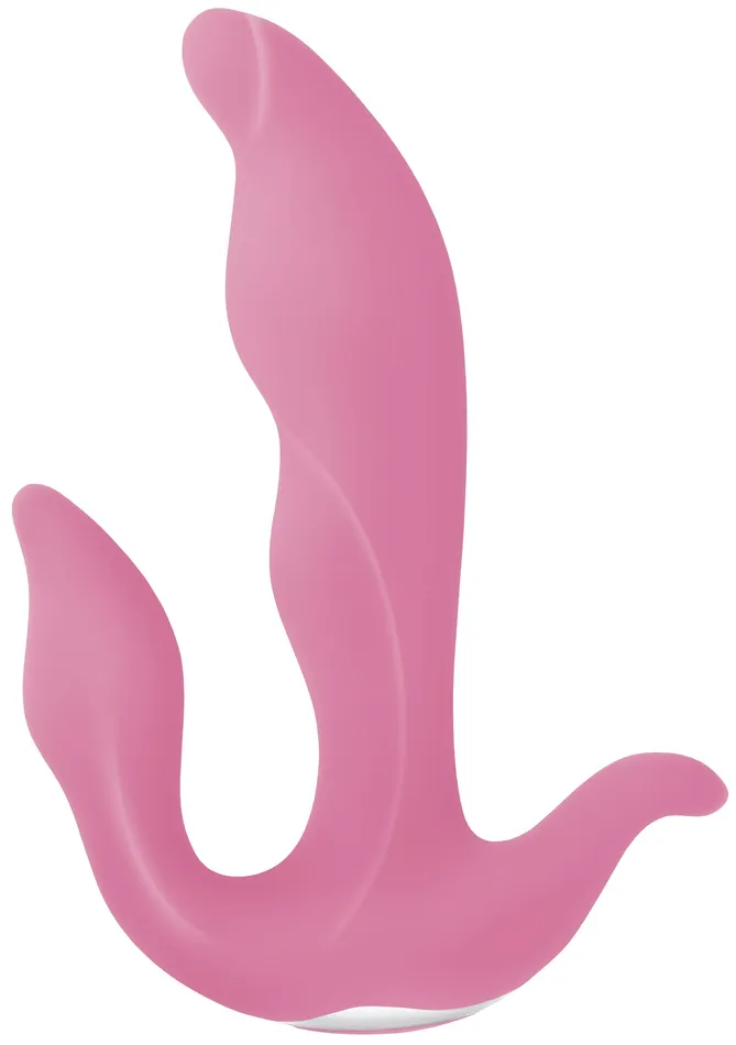 Triple Silicone Rechargeable Touch Massager Adam and Eve Female Sex Toys