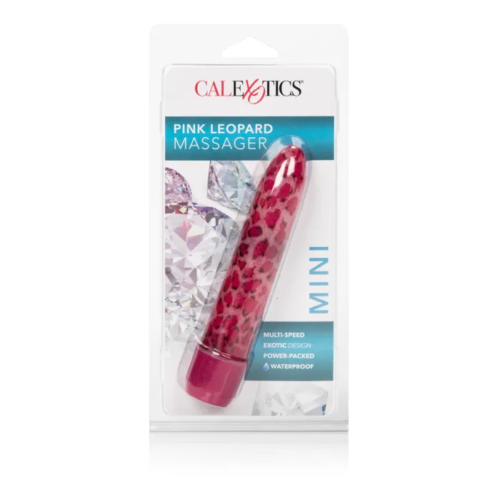 Vibrators | CalExotics Leopard Massager Mini - Pink
