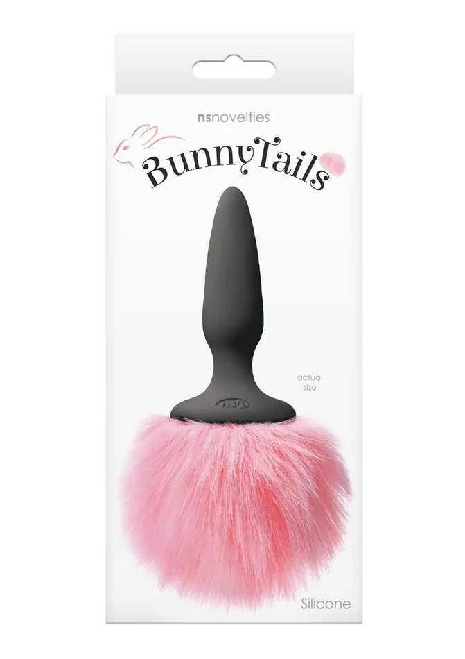 Bunny Tails Bunny Tails Mini Silicone Butt Plug Pink Fur Anal Bunny Tails Bunny Tails Mini Silicone Butt Plug Pink Fur Anal