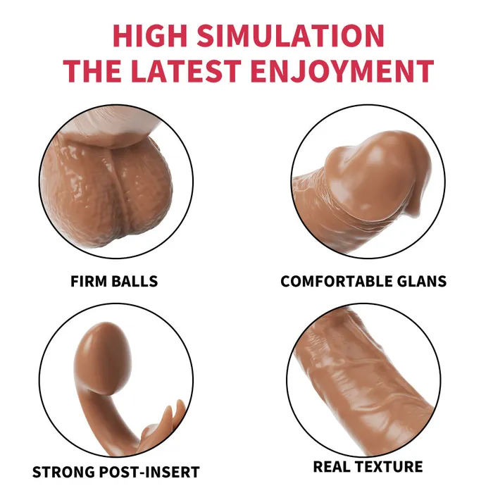 Female Sex Toys Onion Toy GSpot Wearing Dual Head Waterproof Telescopic Dildo Vibrator