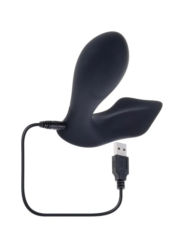 Take Me Out Rechargeable Silicone Dual Vibrator with Remote Evolved Female Sex Toys
