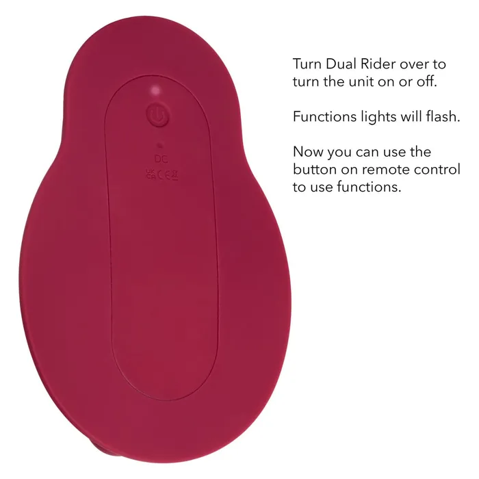 CalExotics Female Sex Toys Dual Rider Remote Control Thrust and Grind