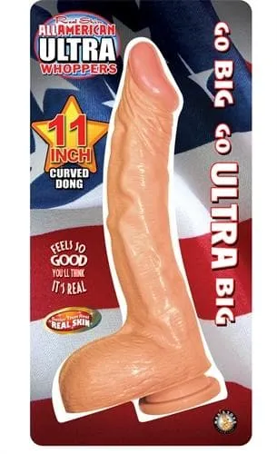 Nasstoys Dildos All American Ultra Whopper 11 Inch Curved Dong