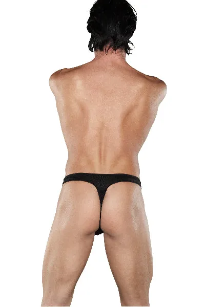 Anal Male Power Male Power Zipper Thong Black