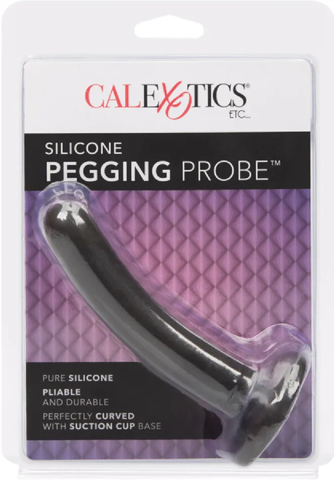 California Exotic Novelties Silicone Pegging Probe Suction Sex Toy Adult Dildo Dong Orgasm Black Dildos