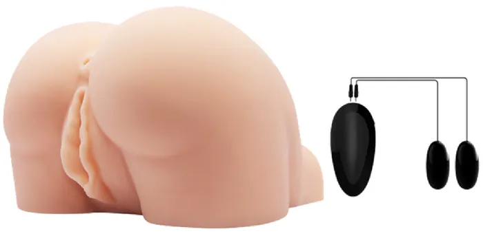 Doggy Vagina And Anal Stimulator Flesh Pretty Love Male Sex Toys