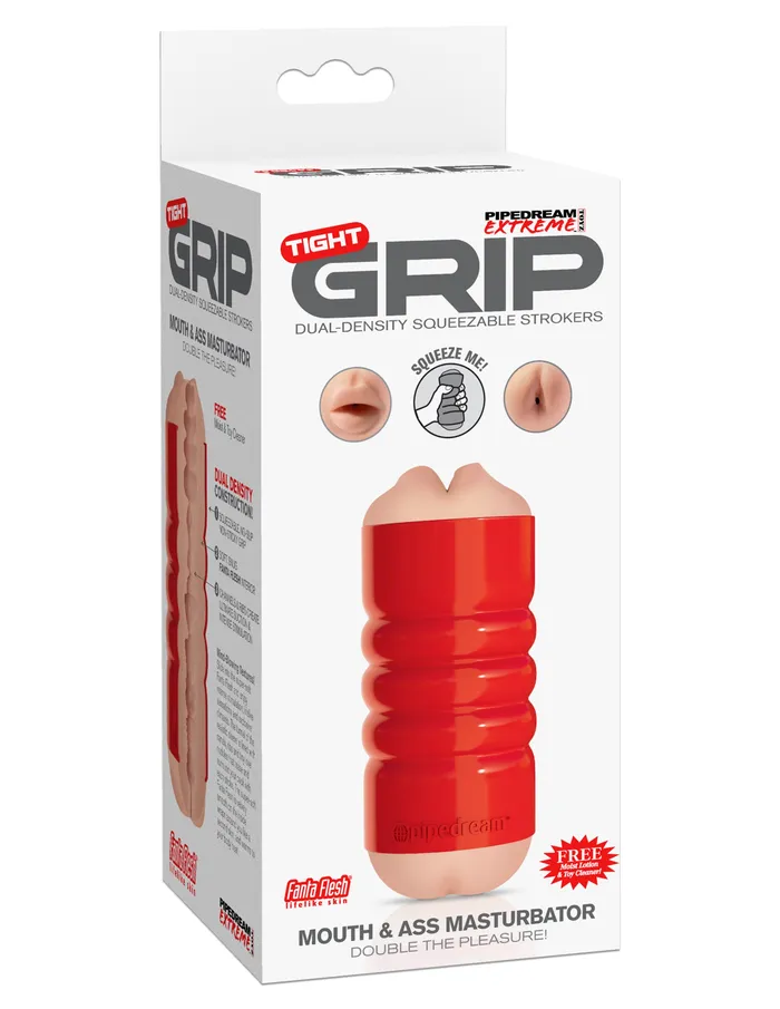 Male Sex Toys Pipedream Tight Grip Mouth and Ass Masturbator