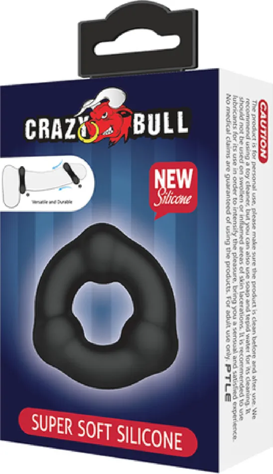 Pretty Love Female Sex Toys Super Soft Silicone 3 Bead Cockring Sex Adult Pleasure Orgasm