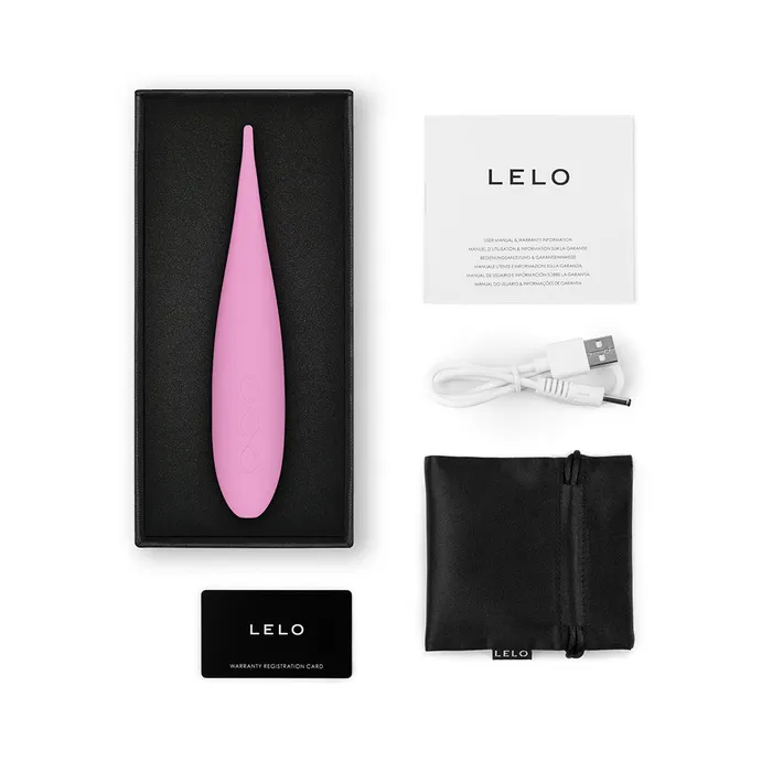 Vibrators LELO DOT Travel Clitoral Pinpoint Vibrator Pink LELO