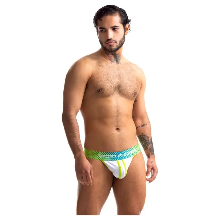 Vibrators Sport Fucker Jersey Jock GreenWhite