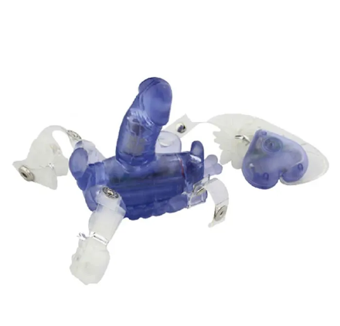 Xsales Female Sex Toys Aphrodisia Mini StrapOn Vibe Sex Toy Adult Pleasure Blue