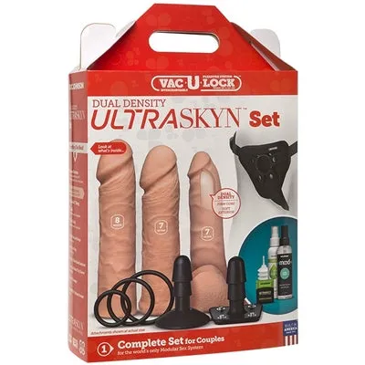 Dildos Vibrant Vibes Australia Quality Sex Toys Great Prices VacULock Dual Density ULTRASKYN Set Vanilla