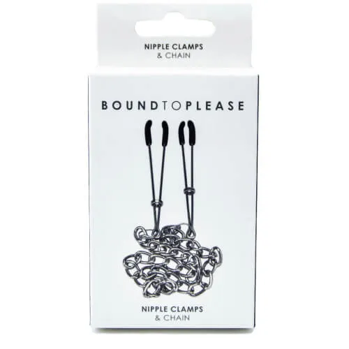 Bound to Please Couples Bound to Please Nipple Clamps Chain