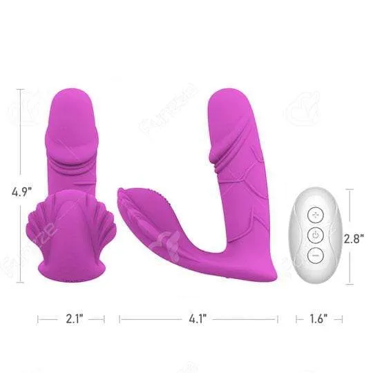 Funzze Vibrators Wearable Thrusting Butterfly Vibrator