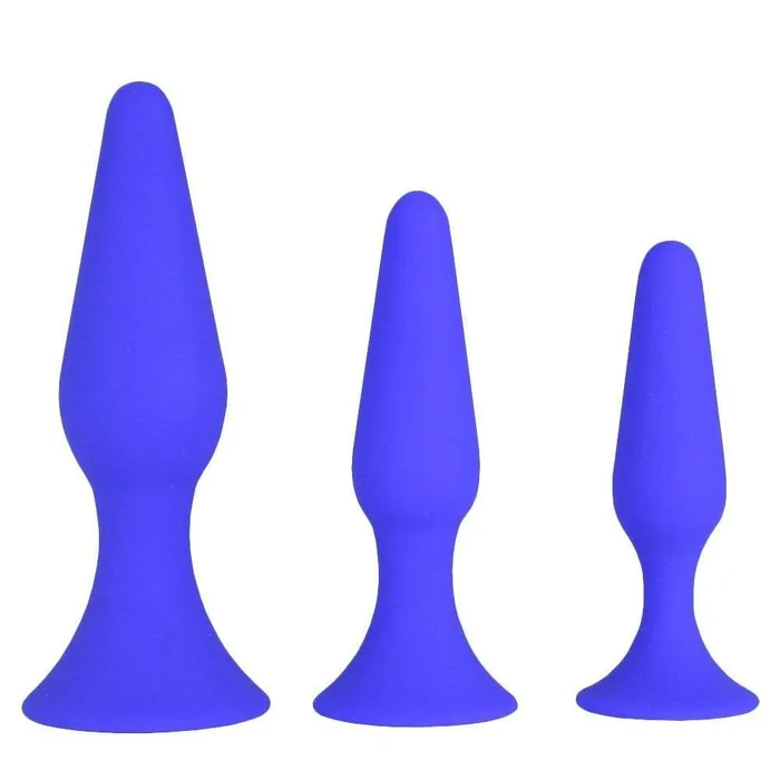 Male Sex Toys Pink BOB Silicone Anal Plug Kit