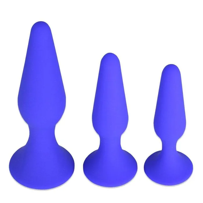 Male Sex Toys Pink BOB Silicone Anal Plug Kit