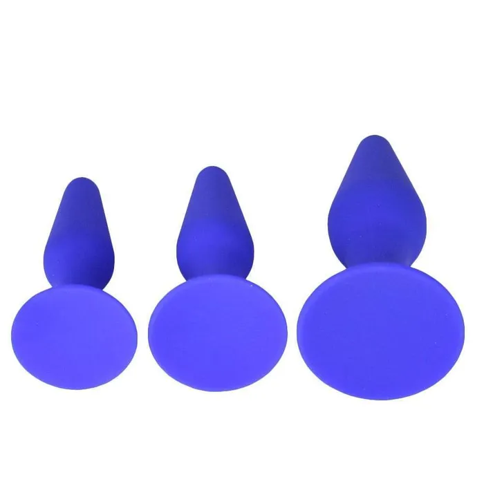Male Sex Toys Pink BOB Silicone Anal Plug Kit