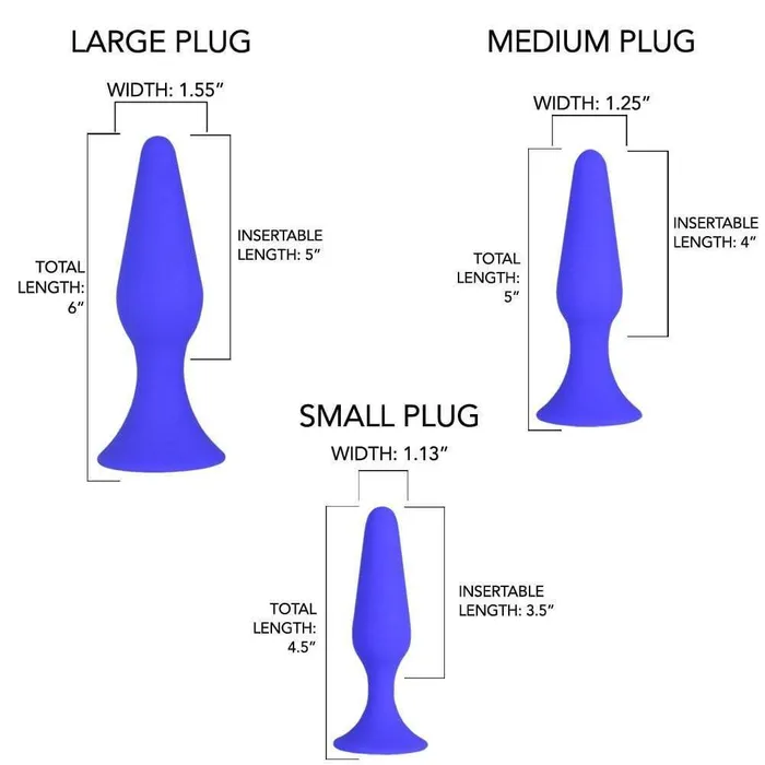 Male Sex Toys Pink BOB Silicone Anal Plug Kit