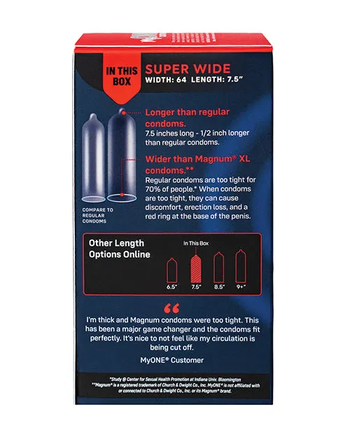 My One Super Wide Condoms Pack of 10 My One Female Sex Toys