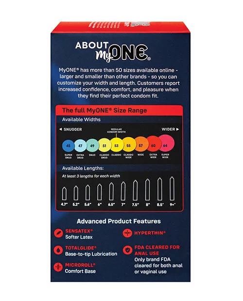 My One Super Wide Condoms Pack of 10 My One Female Sex Toys