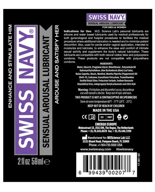 Swiss Navy Enhancers Swiss Navy Sensual Arousal Gel